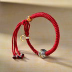 Fortune Jewel Tibetan Red Rope Diamond Knot Luck Braided Bracelet
