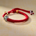 Fortune Jewel Tibetan Red Rope Diamond Knot Luck Braided Bracelet