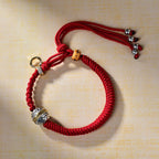 Fortune Jewel Tibetan Red Rope Diamond Knot Luck Braided Bracelet