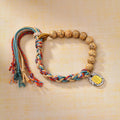 Fortune Jewel Tibetan Colored Rope Bodhi Seed Zakiram Goddess Of Wealth Adjustable Protection Bracelet