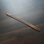 Fortune Jewel Vintage Printed Leather Adjustable Buckle Balance Bracelet