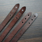 Fortune Jewel Vintage Printed Leather Adjustable Buckle Balance Bracelet