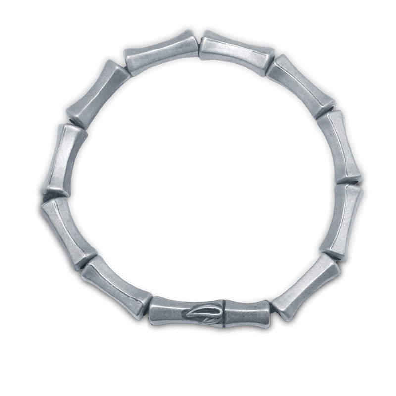 Fortune Jewel Bamboo Pattern Alloy Strength Bracelet