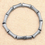 Fortune Jewel Bamboo Pattern Alloy Strength Bracelet