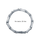 Fortune Jewel Bamboo Pattern Alloy Strength Bracelet