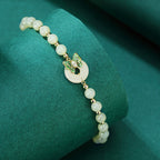 Fortune Jewel 925 Sterling Silver Natural Hetian Jade Peace Buckle Butterfly Zircon Luck Bracelet Necklace Pendant