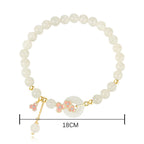 Fortune Jewel 925 Sterling Silver Natural Hetian Jade Peach Blossom Peace Buckle Zircon Luck Bracelet Necklace Pendant