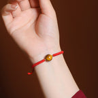 Fortune Jewel Handmade Tiger Eye Bead Luck Protection Rope Bracelet