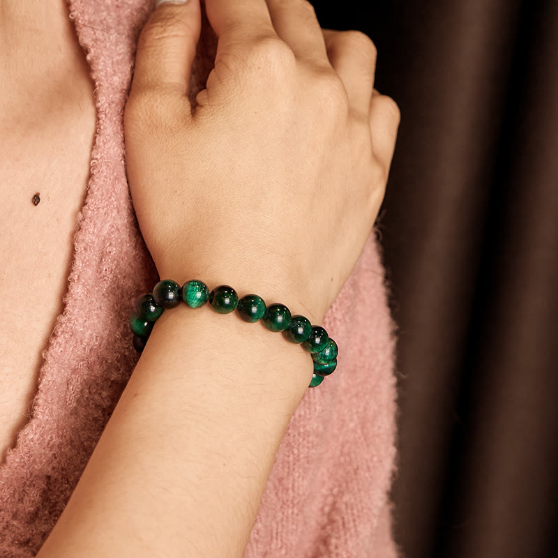 Fortune Jewel Tiger Eye Growth Healing Energy Bracelet