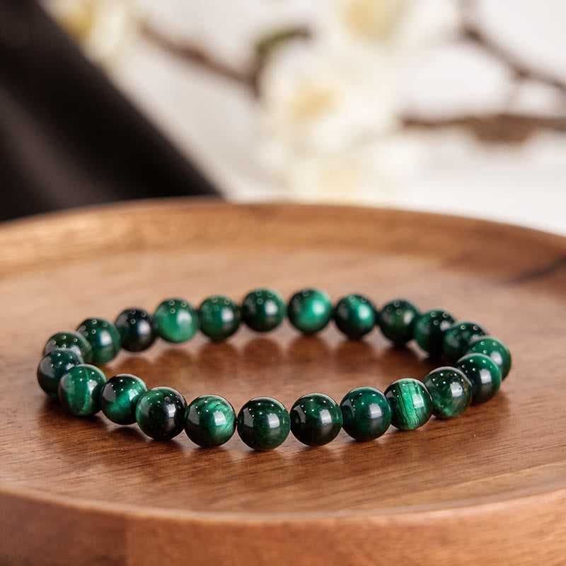 Fortune Jewel Tiger Eye Growth Healing Energy Bracelet