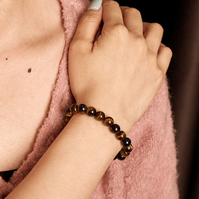 Fortune Jewel Tiger Eye Strength Bracelet