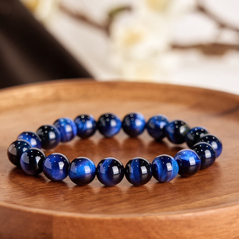 Fortune Jewel Blue Tiger Eye Balance Bracelet