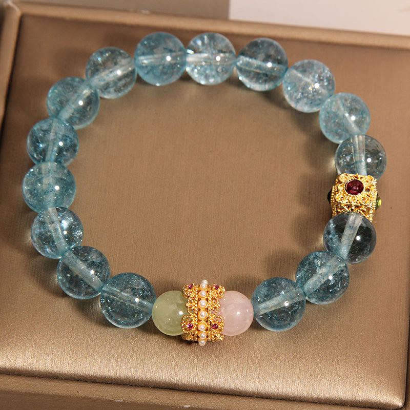 Fortune Jewel Natural Kyanite Healing Communication Bracelet