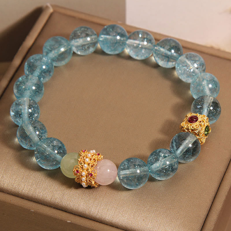 Fortune Jewel Natural Kyanite Healing Communication Bracelet