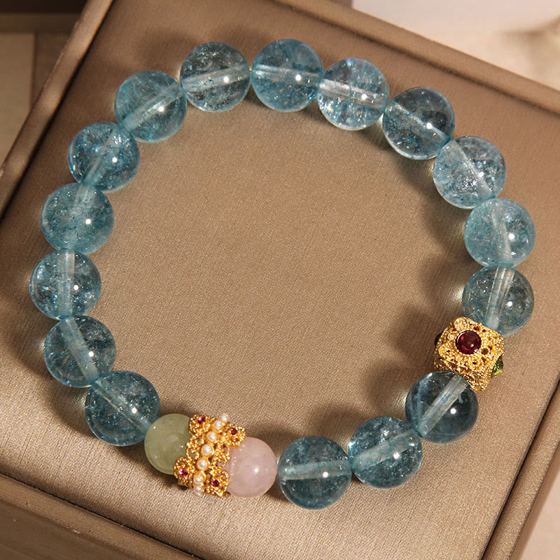 Fortune Jewel Natural Kyanite Healing Communication Bracelet