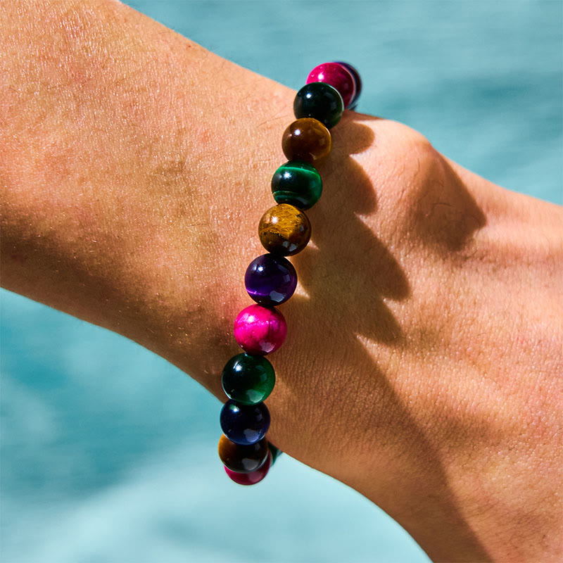 Fortune Jewel Tiger Eye Resolve Courage Bracelet