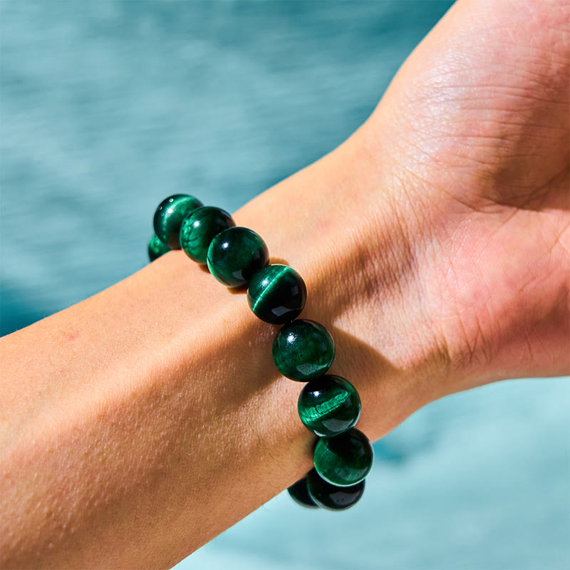 Fortune Jewel Tiger Eye Growth Healing Energy Bracelet