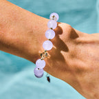 Fortune Jewel Blue Crystal Amethyst Sun Stone Green Aventurine Healing Bracelet