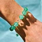 Fortune Jewel Blue Crystal Amethyst Sun Stone Green Aventurine Healing Bracelet