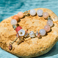 Fortune Jewel Blue Crystal Amethyst Sun Stone Green Aventurine Healing Bracelet