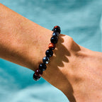 Fortune Jewel Natural Tiger's Eye Obsidian Hematite Positive Powerful Bracelet