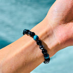 Fortune Jewel Natural Tiger's Eye Obsidian Hematite Positive Powerful Bracelet