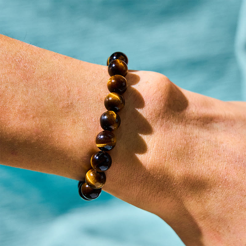 Fortune Jewel Tiger Eye Strength Bracelet