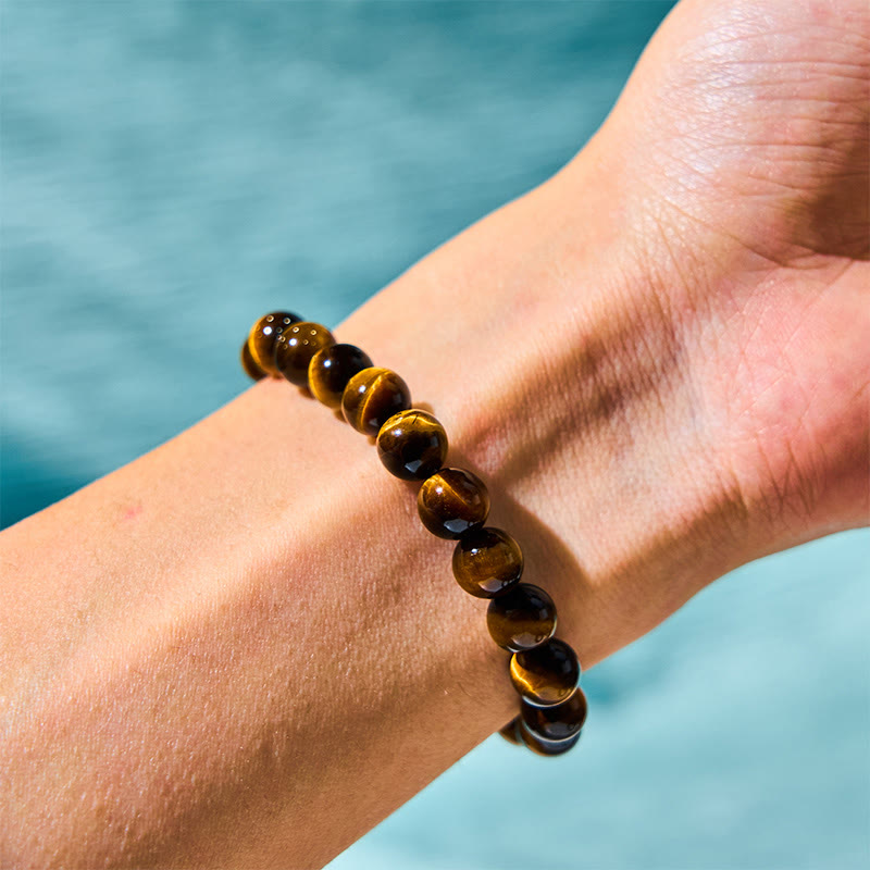 Fortune Jewel Tiger Eye Strength Bracelet