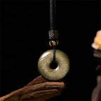 Fortune Jewel "All the best for Luck and Confidence" Obsidian Necklace Includes Gift Message Card Fortune Jewel
