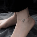 Fortune Jewel 925 Sterling Silver Antiquity Bell Protection Anklet