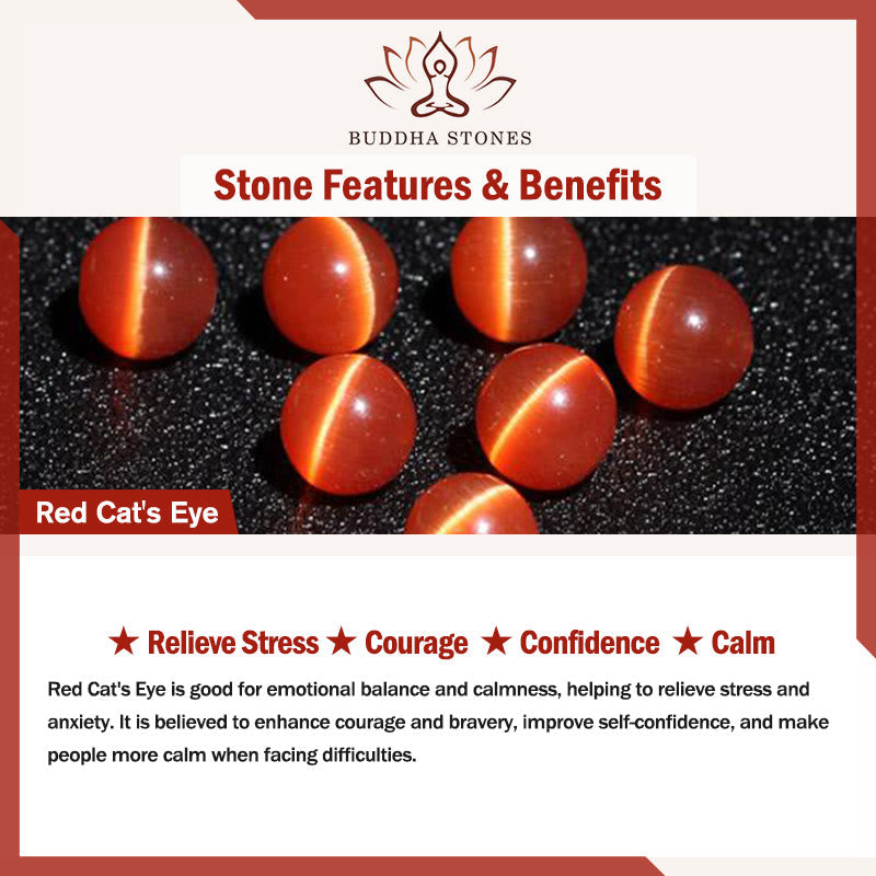 Fortune Jewel Cat's Eye Round Ball Confidence Necklace Pendant