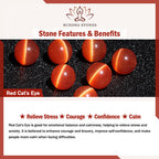 Fortune Jewel Cat's Eye Round Ball Confidence Necklace Pendant