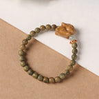 Fortune Jewel Green Sandalwood Gold Sandalwood Cute Rabbit Positive Bracelet