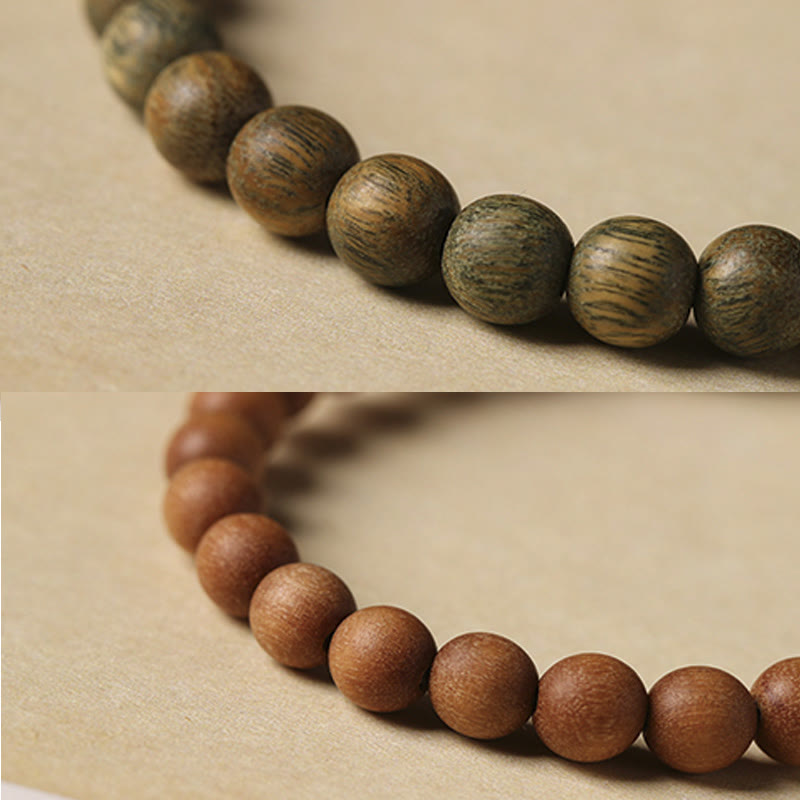 Fortune Jewel Green Sandalwood Gold Sandalwood Cute Rabbit Positive Bracelet