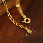 Fortune Jewel 925 Sterling Silver Zircon Little Pepper Charm Protection Anklet