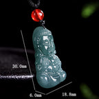 Fortune Jewel Jade Baobao Buddha Prosperity Necklace Pendant Fortune Jewel