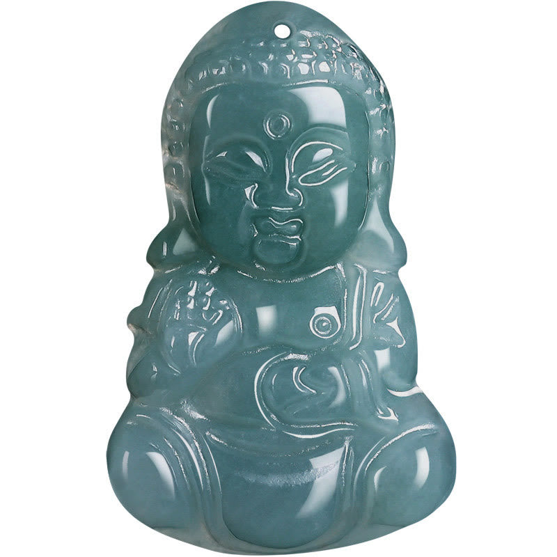 Fortune Jewel Jade Baobao Buddha Prosperity Necklace Pendant Fortune Jewel