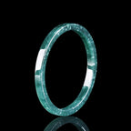 Fortune Jewel Natural Jade Abundance Thin Bracelet Bangle
