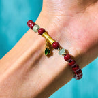 Fortune Jewel Cinnabar Bamboo Concentration Bracelet