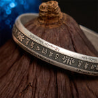 Fortune Jewel Om Mani Padme Hum Heart Sutra Mantra Lotus Peace Meditation Cuff Bracelet Bangle