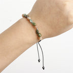 Fortune Jewel You Are Amazing Rhyolite Sun Stone Positive Bracelet