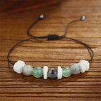 Fortune Jewel Menopause Labradorite Green Aventurine White Moonstone Healing Bracelet