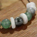 Fortune Jewel Menopause Labradorite Green Aventurine White Moonstone Healing Bracelet