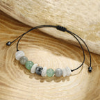 Fortune Jewel Menopause Labradorite Green Aventurine White Moonstone Healing Bracelet
