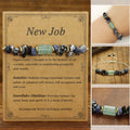 Fortune Jewel New Job Green Aventurine Sodalite Snowflake Obsidian Energy Bracelet