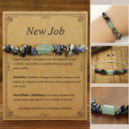Fortune Jewel New Job Green Aventurine Sodalite Snowflake Obsidian Energy Bracelet