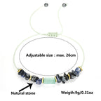 Fortune Jewel New Job Green Aventurine Sodalite Snowflake Obsidian Energy Bracelet