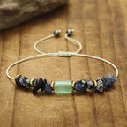 Fortune Jewel New Job Green Aventurine Sodalite Snowflake Obsidian Energy Bracelet