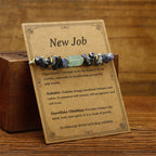 Fortune Jewel New Job Green Aventurine Sodalite Snowflake Obsidian Energy Bracelet