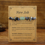 Fortune Jewel New Job Green Aventurine Sodalite Snowflake Obsidian Energy Bracelet